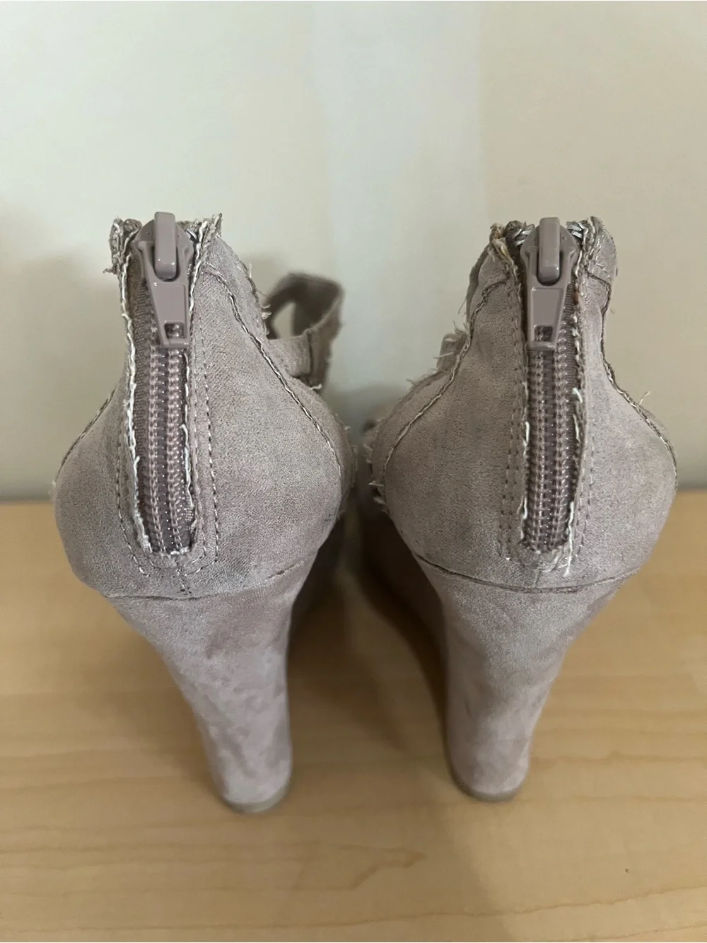 Madden Girl suede wedge
